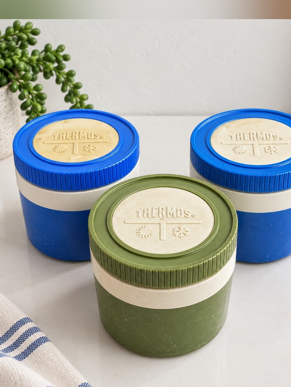 Vintage 3pc Thermos Insulated Jar Bundle